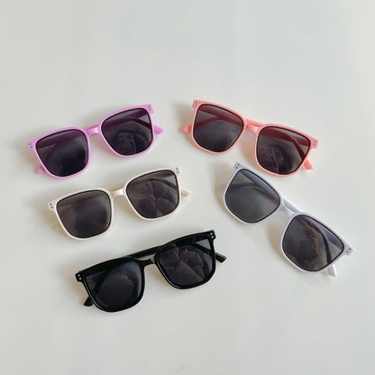 Kids Sunglasses Girls, pink Girls Sunglasses Colourful with strap, Funky Party children Favor, for Kids Toddler UV400 Age 3-10