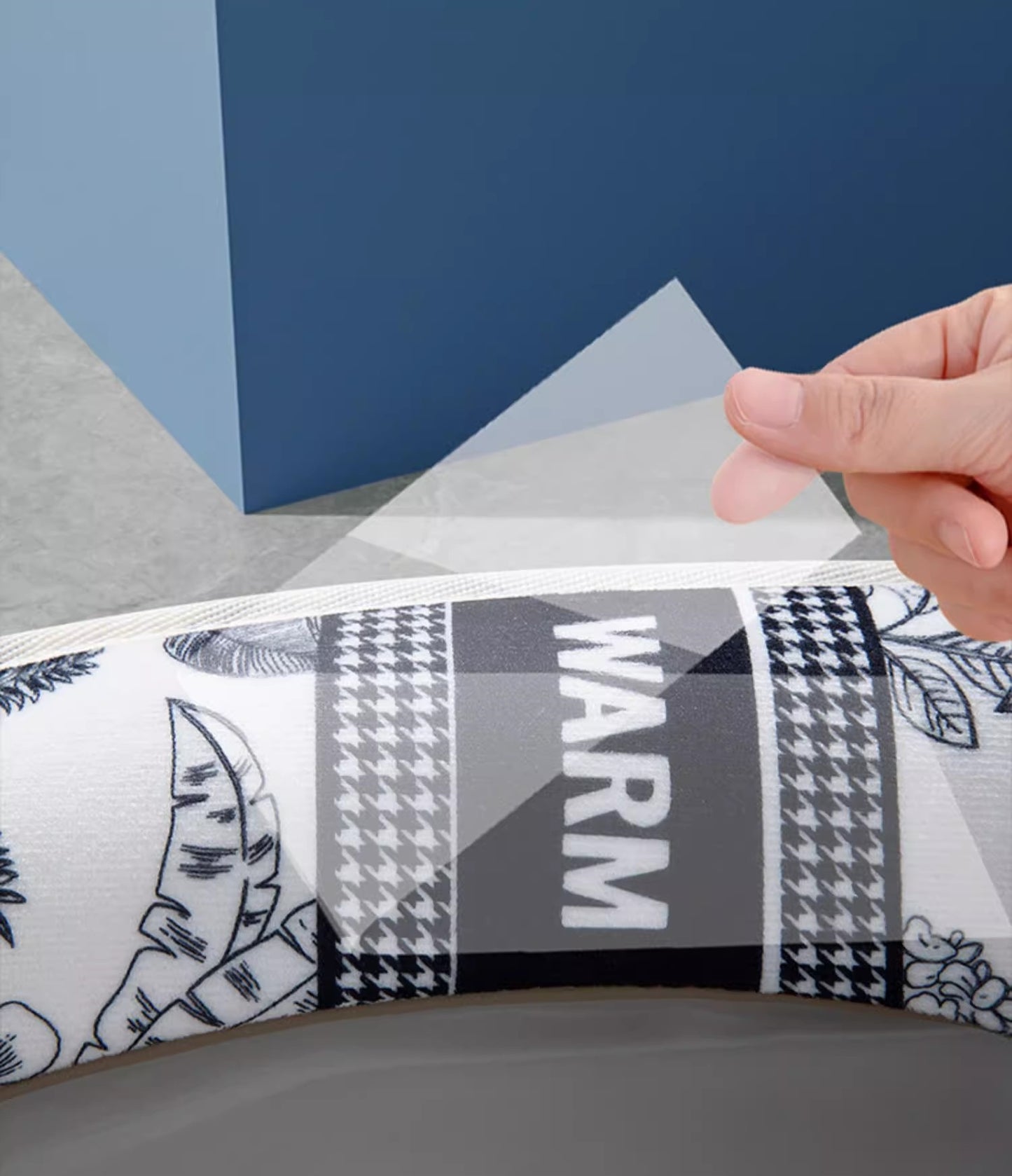 Bathroom Toilet Seat Closestool Washable Soft Warmer Mat Cover Pad Cushion Cover