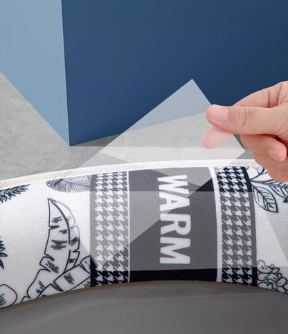 Bathroom Toilet Seat Closestool Washable Soft Warmer Mat Cover Pad Cushion Cover