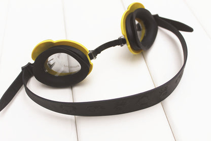 Kids Swimming Goggles Safe Soft Silicone Cap Hat Anti-Fog Waterproof No Leaking Crystal Clear Swim Goggles for Kids Children Boys Girls and Teens Age 3-15