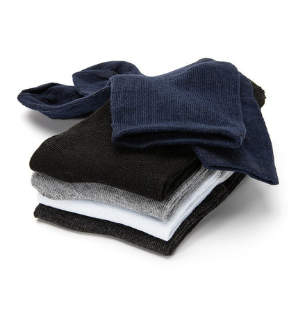 5 Pairs Men’s Plain Mens Soft Cotton Rich Comfortable Breathable Socks Work Business and Casual Wear 6-11 UK