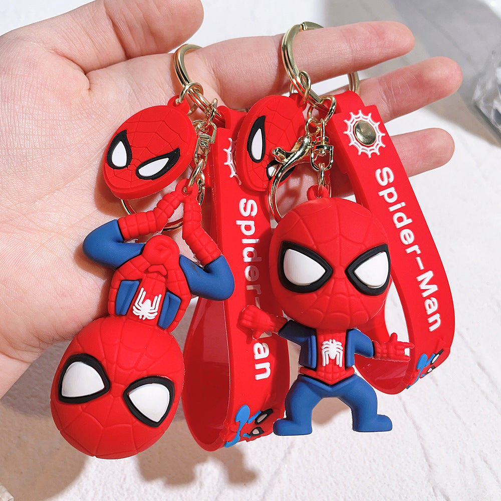 2PCS Buzz Keyring Keychain School bag Ornament Key Ring Decoration Cute Gifts for Women Girls Boys Pendant Chain Jewelry Gift For Kids