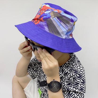 Kids Bucket Princess Sun Hat 4-12 Years Girls Boys Sports Outdoor Anti UV Lightweight Summer Beach Cool Wide Brim Protection （Frozen）