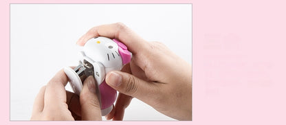 Mini Effortless Kitty Princess Desktop Staplers with 1000 Standard No.10 staples set Cute Stapler Gift for Student and Office School stationary Use
