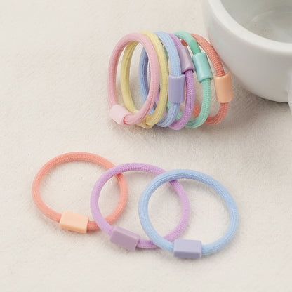 60Pcs Girls Women Thick 3CM Ties for Thick Heavy or Curly Hair Endless Hair Elastics colourful strong Bobbles Hair Ties Bands Ponios Ponytail Holders