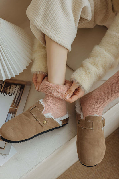 3 Pairs Ladies Thermal Socks Womens Warm Thick Heat Wool Knitting Walking Boot Hiking Socks Winter Christmas(A)