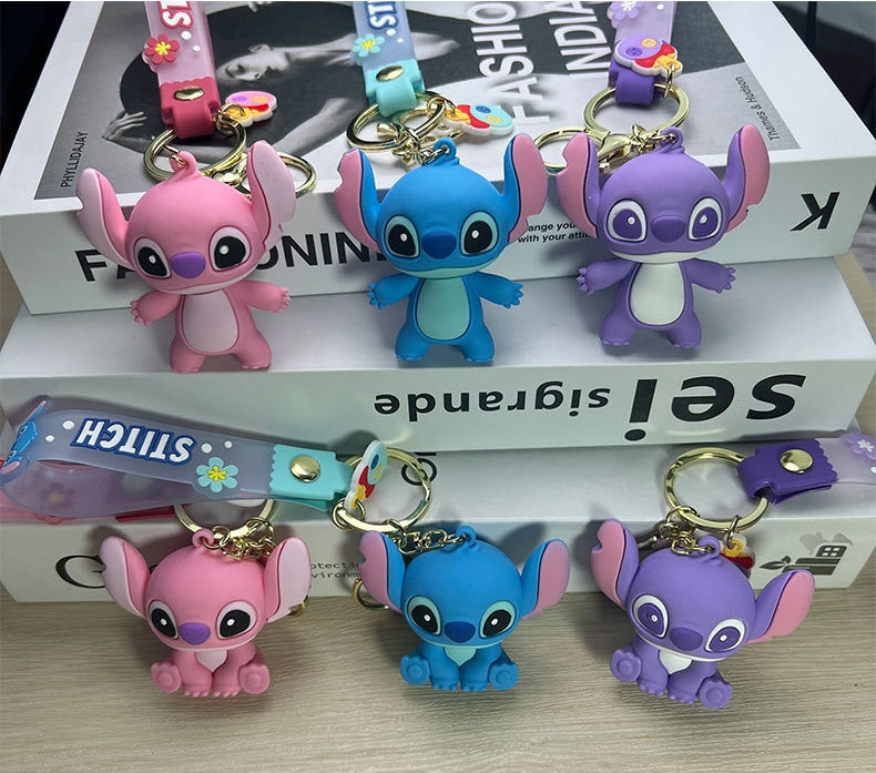 2PCS Buzz Keyring Keychain School bag Ornament Key Ring Decoration Cute Gifts for Women Girls Boys Pendant Chain Jewelry Gift For Kids