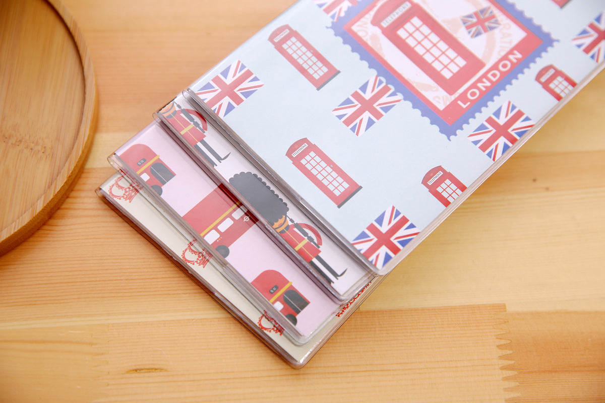 Monthly Planner Journal Notebook London Souvenirs London bus telephone Perfect For Home/Study or Office Use Gift Notepad for school writing (A(Random Color))