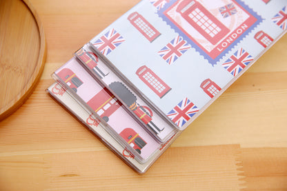 Monthly Planner Journal Notebook London Souvenirs London bus telephone Perfect For Home/Study or Office Use Gift Notepad for school writing (A(Random Color))