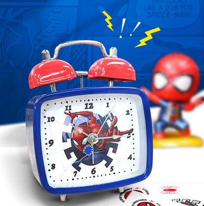 Princess Mermaid Kids digital Alarm Clock for Heavy Sleepers with Twin Bell and Large Digits, Loud Battery Retro Alarm Clock with Night Light for Bedside, Bedroom