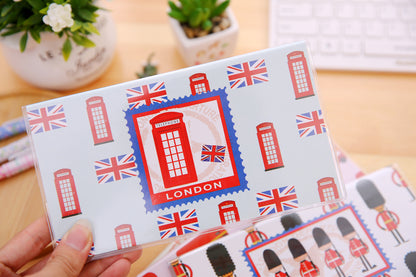 Monthly Planner Journal Notebook London Souvenirs London bus telephone Perfect For Home/Study or Office Use Gift Notepad for school writing (A(Random Color))