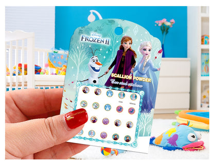 5 Sheets Toddlers Princess Elsa Minnie Kids Girls Nail stickers Earring Stickers Art Decal Party Bag Fillers Decor for Kids Girls Birthday Gift (Frozen earrings stickers)