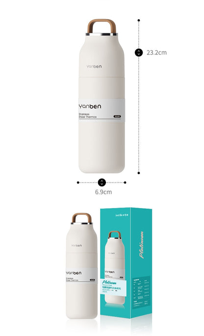 Kids Water Bottles for Girls, Stainless Steel Water Bottle for School, Vacuum Insulated, BPA-Free, Leak-Proof, Double-Walled, Metal Drink Bottle Hot Cold