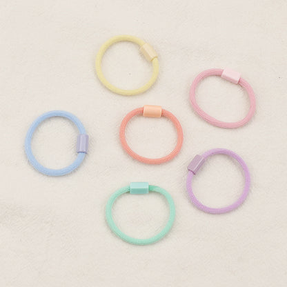 60Pcs Girls Women Thick 3CM Ties for Thick Heavy or Curly Hair Endless Hair Elastics colourful strong Bobbles Hair Ties Bands Ponios Ponytail Holders