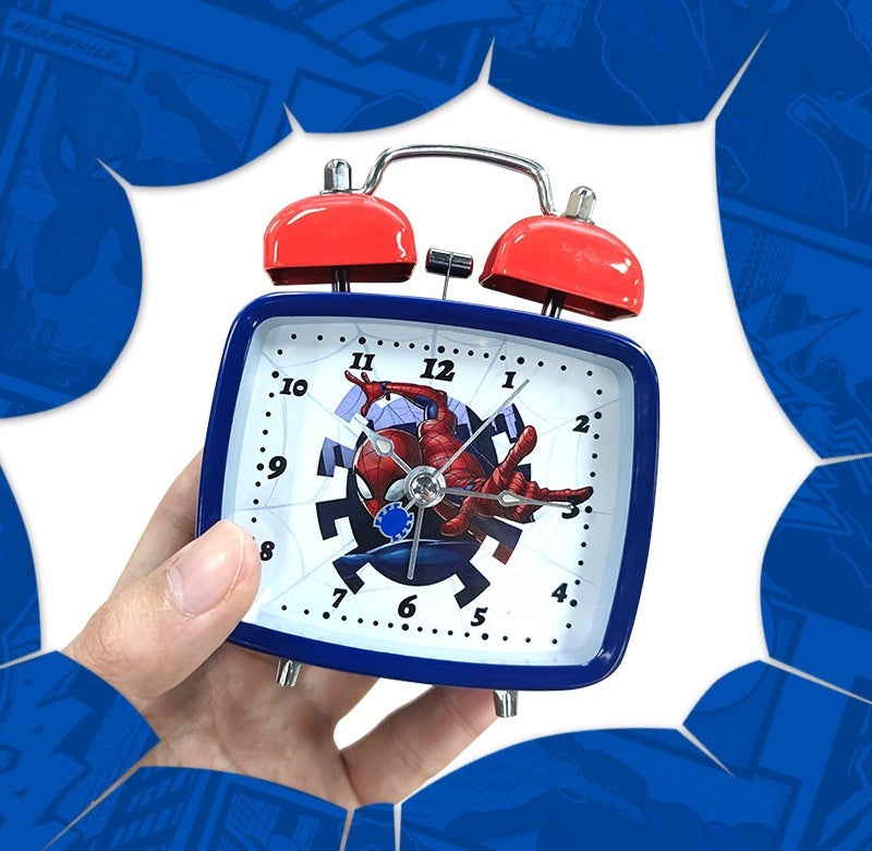 Princess Mermaid Kids digital Alarm Clock for Heavy Sleepers with Twin Bell and Large Digits, Loud Battery Retro Alarm Clock with Night Light for Bedside, Bedroom