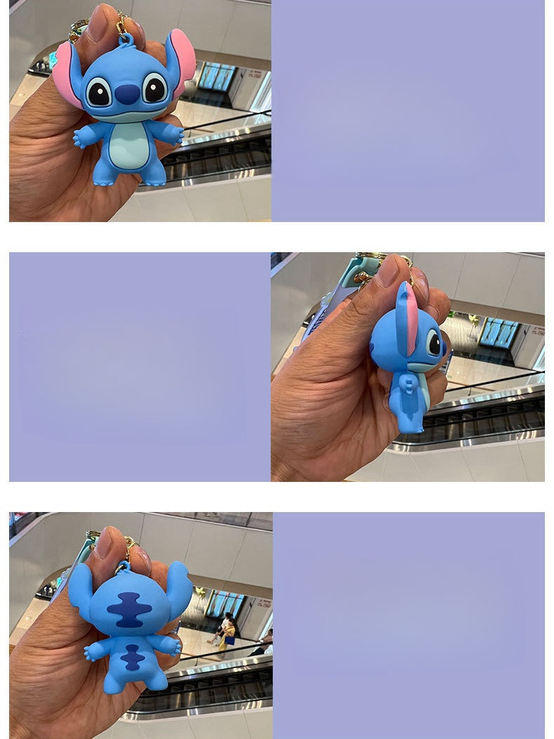 2PCS Buzz Keyring Keychain School bag Ornament Key Ring Decoration Cute Gifts for Women Girls Boys Pendant Chain Jewelry Gift For Kids