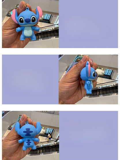 2PCS Buzz Keyring Keychain School bag Ornament Key Ring Decoration Cute Gifts for Women Girls Boys Pendant Chain Jewelry Gift For Kids