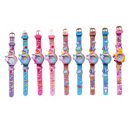 Analogue Quartz Watch with Stainless Steel Strap Bracelet Cats Girls Toddler Watches Gifts for Kids Birthday Gifts Gift Box