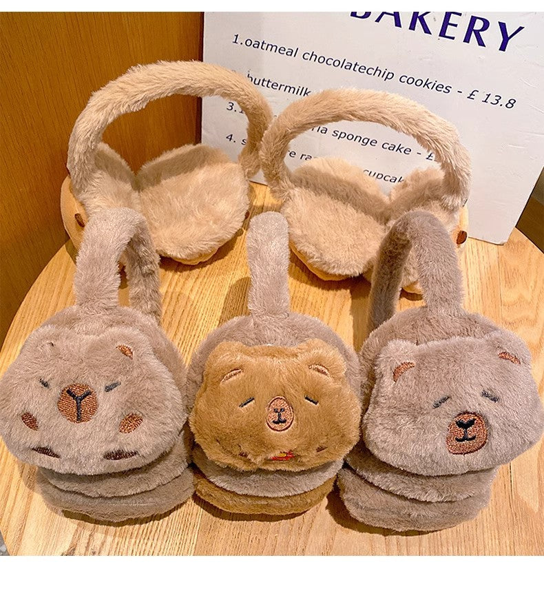 Kids Boy Girl Earmuffs Winter Fleece Thermal Outdoor Warm Plush Ear Warmer