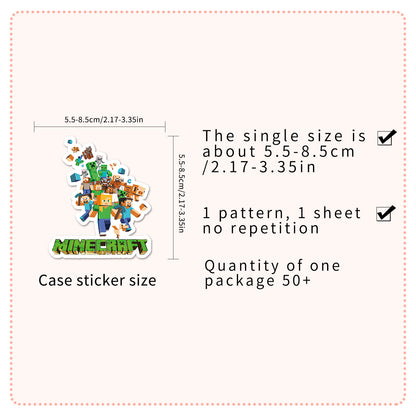 50pcs Princess Aven Superheros Toy Kids Stickers Luggage Laptop Skateboard Waterproof Party Bag Fillers Waterbottle Decal Graffiti Patches