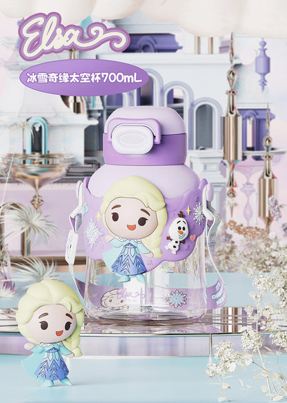 Buzz Frozen Spiderman Water Bottle Reusable Kids 700ml PP with Two Lids Leak Proof with straw Lid BPA Free Drinking bottle(Buzz)