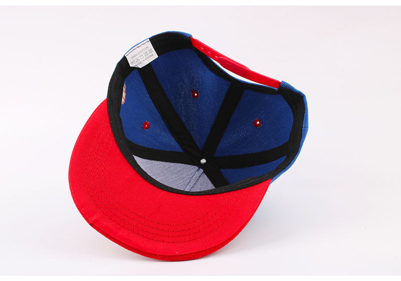 Kids Cotton Baseball Cap Hat for Boys, Boys Caps Perfect for Outdoor Sunny Days Sun Hat 3+ Years(Black Spiderman)