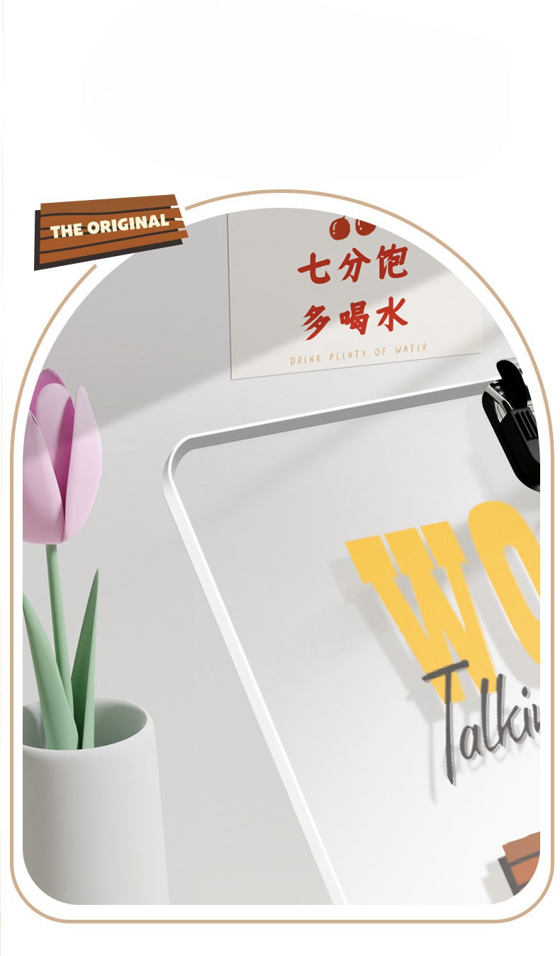 Wooden Clipboards Strong12.5 x 9 Inch A4 Size MClipboard Clipboards, Lightweight Wallets for Document Office School (Buzz, A4)