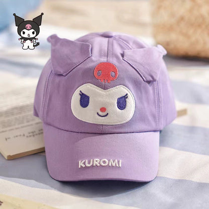 Kids Cotton Baseball Cap Hat for Boys, Boys Caps Perfect for Outdoor Sunny Days Sun Hat 3+ Years(My Melody）
