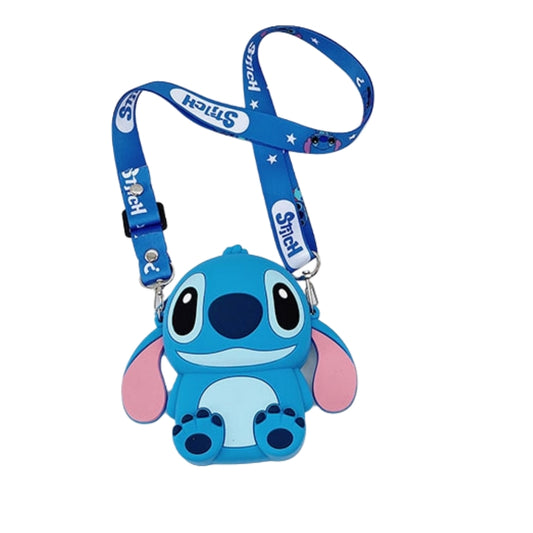 Kids Purse Girls Silicone Mini Children's Coin Purse Cute Cartoon Shoulder Bag Crossbody Bag Accessories Bags Adjustable Strap for Kids Gift Travel Holiday (White Cat)