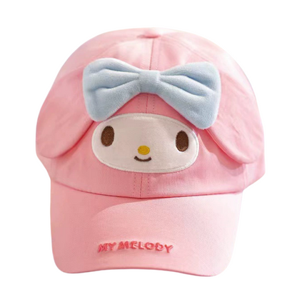 Kids Cotton Baseball Cap Hat for Boys, Boys Caps Perfect for Outdoor Sunny Days Sun Hat 3+ Years(My Melody）