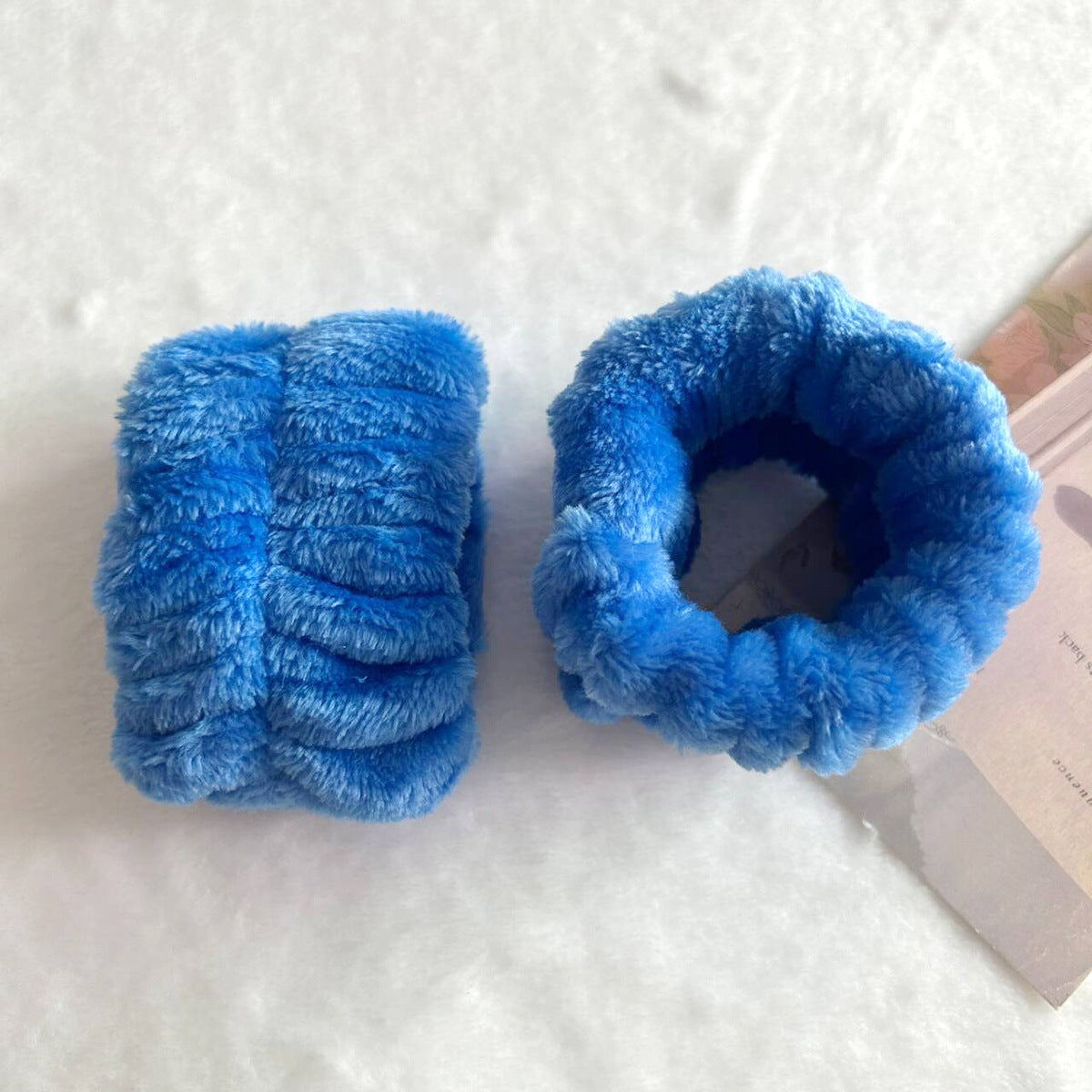 Ears Headband and Wristbands Set for Washing Face, Makeup for Women Girls, Skincare Removal Wash Spa Yoga Sports Shower Terry Towel Cloth Hair Band