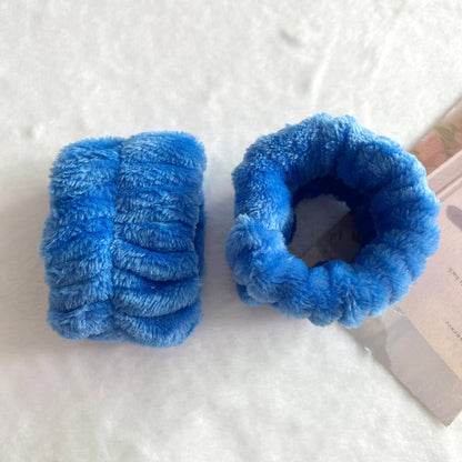 Ears Headband and Wristbands Set for Washing Face, Makeup for Women Girls, Skincare Removal Wash Spa Yoga Sports Shower Terry Towel Cloth Hair Band