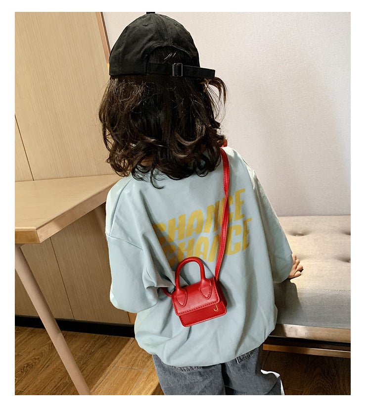 Shoulder Bag Girls Kids Children Handbags Portable Mini Coin Purse Messenger Crossbody Bag PU Mini Flip Bag Makeup Accessories Bags Gift Travel Holiday little small 9 * 4 * 13