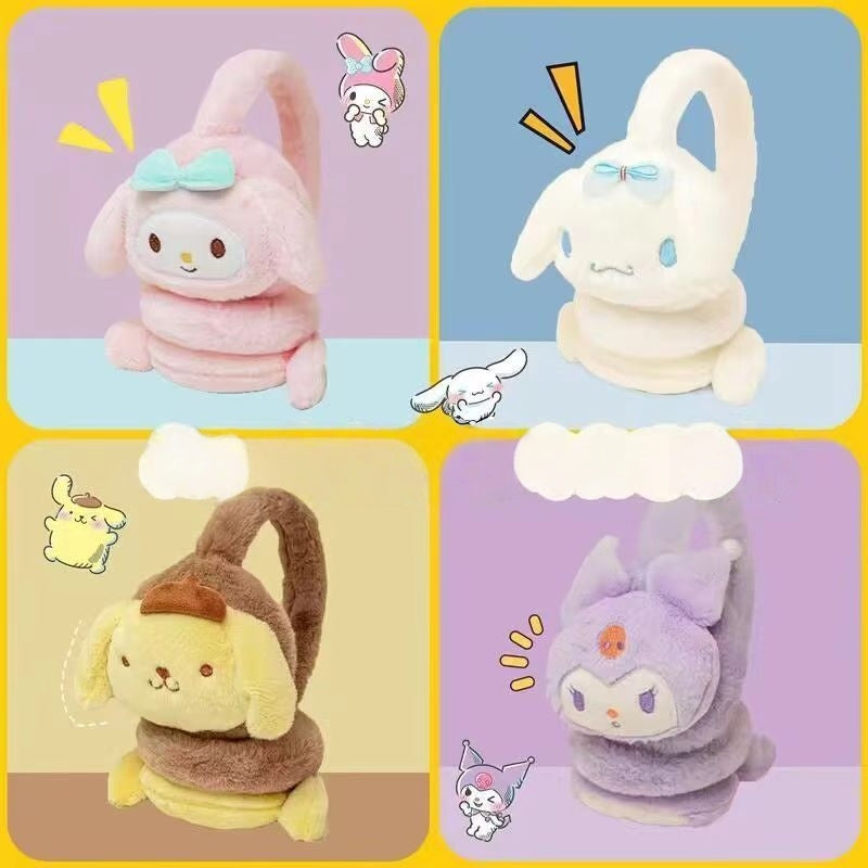 Kids Boy Girl Earmuffs Winter Fleece Thermal Outdoor Warm Plush Ear Warmer