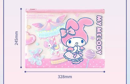 5PCS Plastic Wallets A4, 5 different designs Plastic Folders Popper Folder with Snap Closure, Lightweight Wallets for Document Office School Organization for Kids Adults