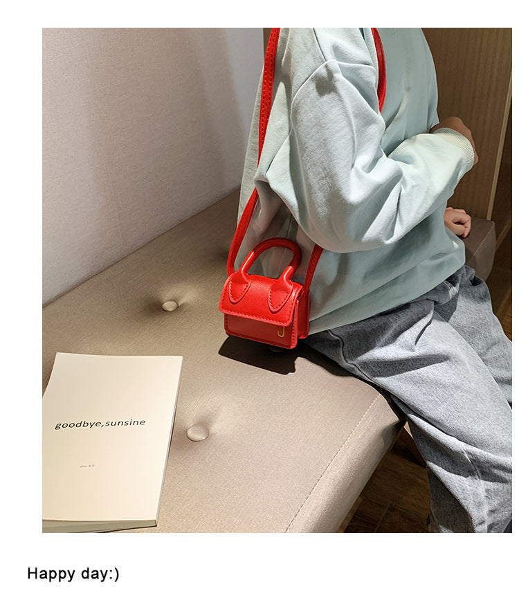 Shoulder Bag Girls Kids Children Handbags Portable Mini Coin Purse Messenger Crossbody Bag PU Mini Flip Bag Makeup Accessories Bags Gift Travel Holiday little small 9 * 4 * 13