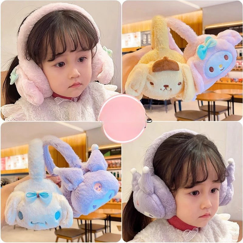 Kids Boy Girl Earmuffs Winter Fleece Thermal Outdoor Warm Plush Ear Warmer