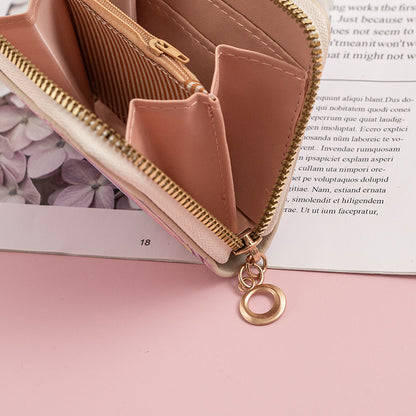 Kids GIrls Women Wallet Cute Trifold Wallet with Coin Purse Card Slots with zip pockets Gifts PU leather (Spiderman)