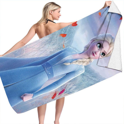 Stch Beach Towel - 70 x 150cm Microfibre Camping Towels for Girls Kids Quick Dry Super Soft Beach Blanket Pool Travel Swimming Bath Shower Towel