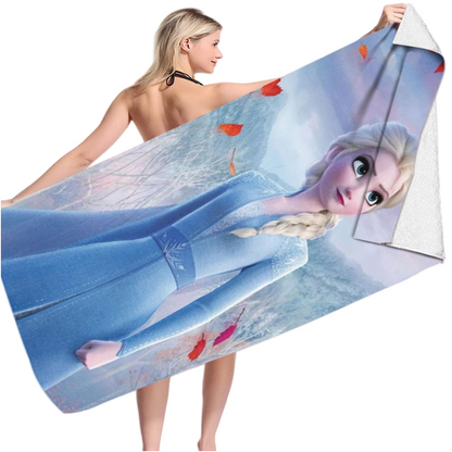 Stch Beach Towel - 70 x 150cm Microfibre Camping Towels for Girls Kids Quick Dry Super Soft Beach Blanket Pool Travel Swimming Bath Shower Towel