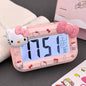 LED Digital Children Alarm Clock With Night Light - Light Alarm Clock for Girls Boys Teenagers School Back To School Gifts Dual Alarms Snooze Modes Temperature Dates display (Hello Kitty)