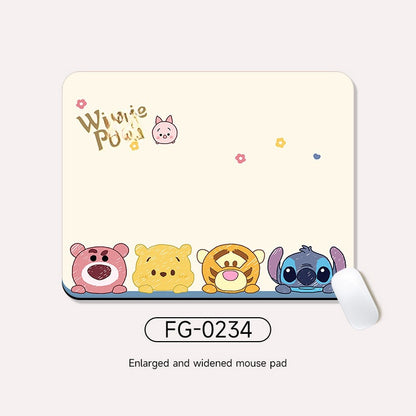 Cute Winnie Girls Boys Kids Women Mouse Mat Pad with Wrist Rest Computer PC Laptop Gaming Office School Study Home Desk Accessory