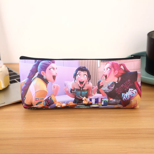 KPOP Pencil Pen Case,Office College School Pouch Holder Supplies Gifts Stationery Cosmetic (KPOP 01)