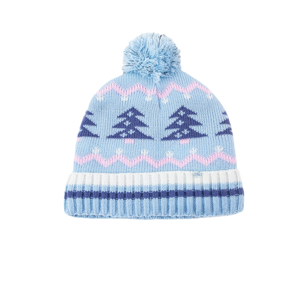 Kids Winter Beanie Hat Scarf for 2-10 Years Old Boys Girls.Outdoor Warm Fleece Lined Thermal Knit Fluffy Pom(Elsa)