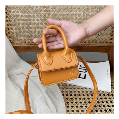 Shoulder Bag Girls Kids Children Handbags Portable Mini Coin Purse Messenger Crossbody Bag PU Mini Flip Bag Makeup Accessories Bags Gift Travel Holiday little small 9 * 4 * 13