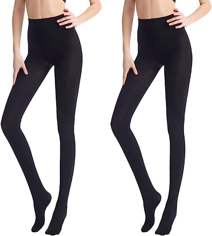 Women Extra Thick Warm Winter Double Lined Stretch Thermal Fleece Opaque Tights