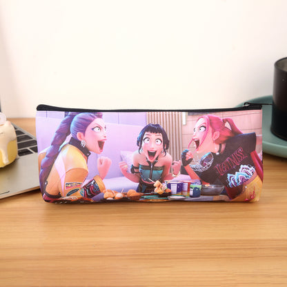 KPOP Pencil Pen Case,Office College School Pouch Holder Supplies Gifts Stationery bag Cosmetic Bag(KPOP)