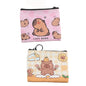 2 Pack Small Coin Purse, Cute Cartoon Wallet Mini Purse Holder for Women Girls Children, Oxford Pouch Small Change Bag for Coin, Credit Card, ID Card, Keys, Lipstick