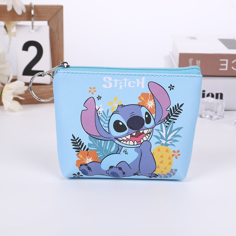 Small Coin Purse, Cute Cartoon Wallet Mini Purse Holder for Women Girls Children, Oxford Pouch Small Change Bag for Coin, Credit Card, ID Card, Keys, Lipstick