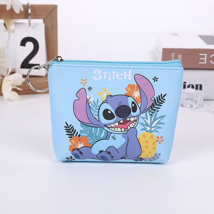 Small Coin Purse, Cute Cartoon Wallet Mini Purse Holder for Women Girls Children, Oxford Pouch Small Change Bag for Coin, Credit Card, ID Card, Keys, Lipstick